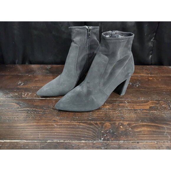 Alex Marie Ginna Black Soft Stretch Pointy Toe Booties/Sz. 8.5M - Picture 1 of 9